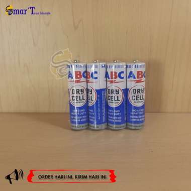 Baterai ABC A2 / Battery ABC AA Murah Harga 4 Satuan