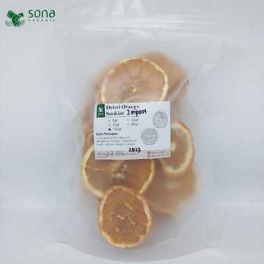 Dried Orange Sunkist Import 100 gr - Jeruk Sunkist Iris kering - Sona