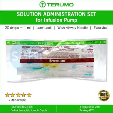 Terumo Terufusion Solution Adm Set for Infusion Pump / Selang Infus