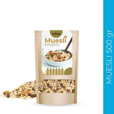 Granola Muesli 500 gr Safiya Sereal Sehat Makanan Ringan - MueslI Plan