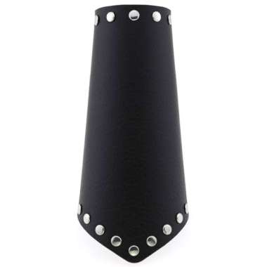 KozuVibes Wristband Gelang Leather Jacket Kulit Arm Guard Tali Vintage Hitam