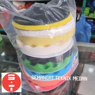 10PCS BUSA BULU POLISH POLES FOAM WOOL VELCRO 7" ADAPTOR M14 SET IKURA