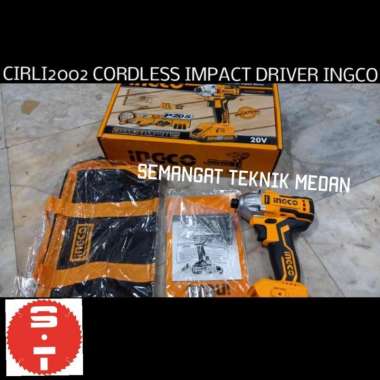 CIRLI2002 BOR BATERAI OBENG CORDLESS SCREW IMPACT DRIVER UNIT INGCO