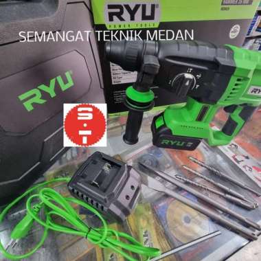 Ryu RCRH26 Cordless Rotary Hammer - Mesin Bor Bobok Baterai