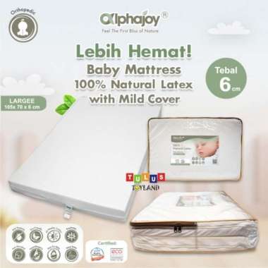 Alphajoy β LARGEE Mild Baby Mattress 100% Natural Latex
