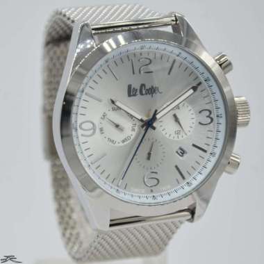 Lee Cooper LC-84G-H - Jam Tangan Pria Original - Silver