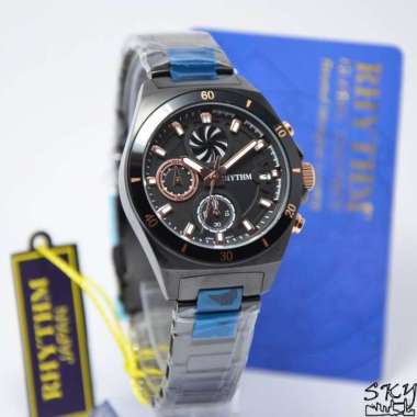 RHYTHM S1405S05 - Jam Tangan Pria Original - Black