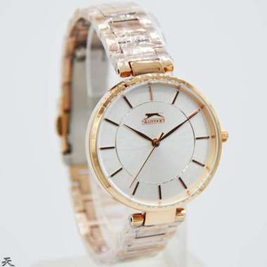 SLAZENGER SL.9.6108.3.04 - Jam Tangan Wanita Analog Original Rosegold