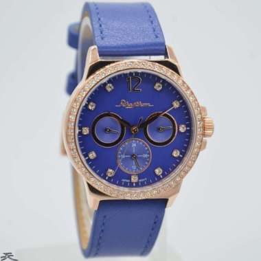 RHYTHM FE1617L04 - Jam Tangan Wanita Kulit Original - Blue