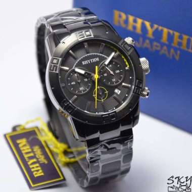 RHYTHM S1402S06 - Jam Tangan Pria Original - Black