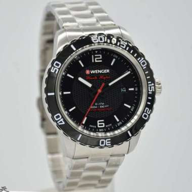 WENGER 01.0851.122 - Jam Tangan Pria Original - Silver