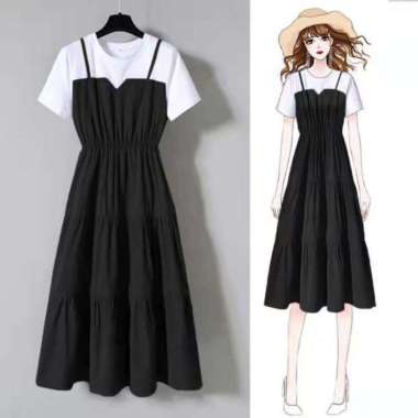 dress korean style | maxi dress korea | midi dress korea | Dress Lisa Tosca