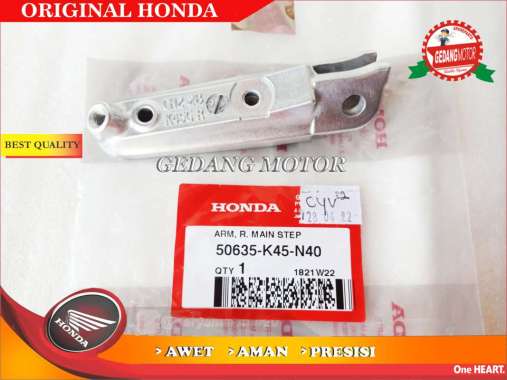 FOOTSTEP PIJAKAN KAKI KANAN CBR 150R CBR150R 2016 ORI AHM K45