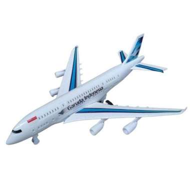 MAINAN ANAK MINIATUR PESAWAT TERBANG GARUDA INDONESIA LION AIR RANDOM