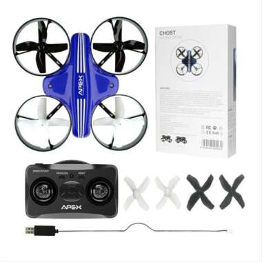 Drone Apex GD-65A Mini Ghost Racing Drone Headless Mode Biru Multicolor