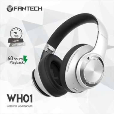 Fantech WH01 WH-01 Headphone Bluetooth 5.0 Headset Gaming Wireless Putih