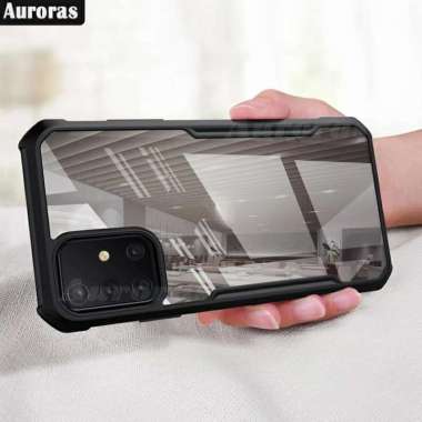 Case Samsung A51 Sockproof Armour Tranparan Premium Casing