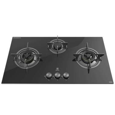 Electrolux EHG9330BE Kompor Gas Tanam 3 Tungku 90cm Black