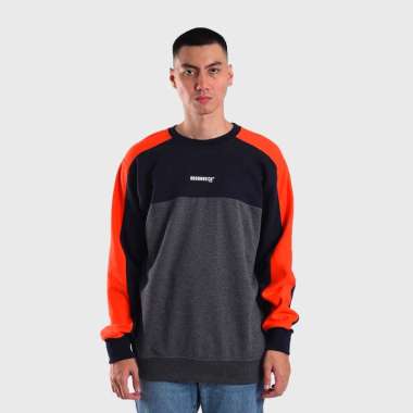 Roughneck SS447 Navy Three Toned Crewneck Navy M