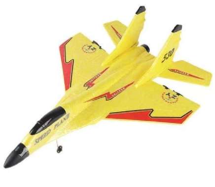 Pesawat Remote Control LED 2.4Ghz - RC Pesawat Electric 530 Kuning