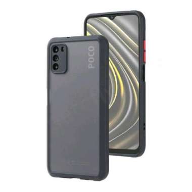 Case Xiaomi Poco M3 Hybrid Transparan Dove Hard Casing