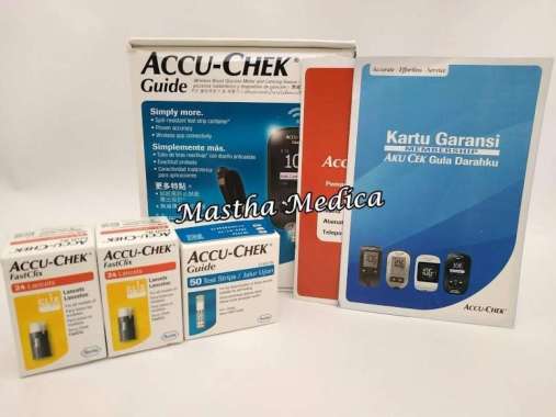 Alat Cek Up Gula Darah Glucosa Accu Chek Accu-Chek Guide Extra