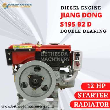 Mesin Penggerak Jiangdong 12 HP Starter Radiator Diesel S 195 D