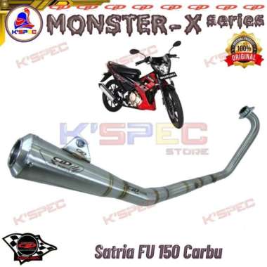 Cld Racing Monster X Series Satria Fu 150 Carbu Knalpot Fullsystem