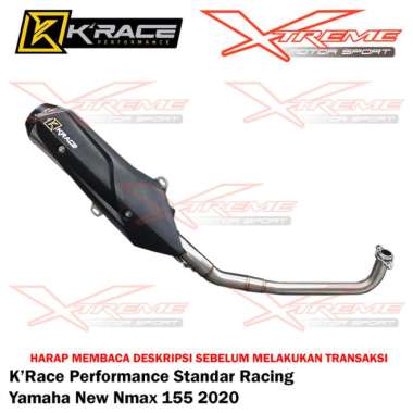Knalpot Krace Performance Standar Racing Yamaha Nmax 155 Old / New Nmax New
