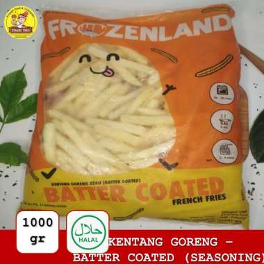 frozenland batter coated 1kg | kentang butter coated
