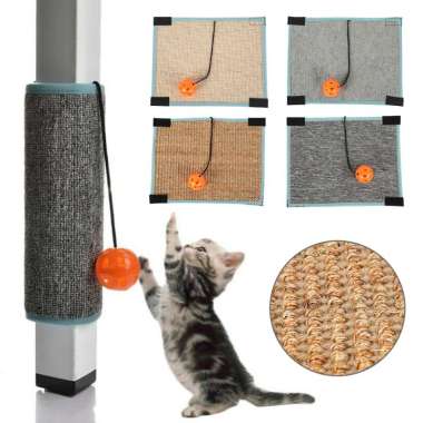 Garukan Kucing " KARPET SISAL " Papan Garuk Sisal Mainan Kucing