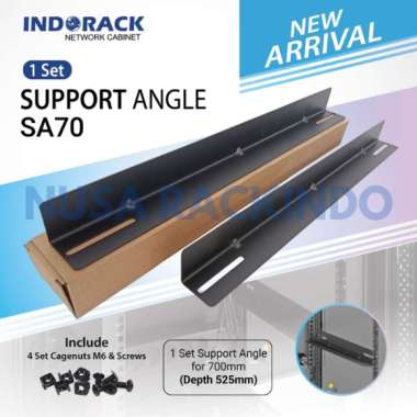 SA70 - SUPPORT ANGLE FOR WALLMOUNT DEPTH 700MM - INDORACK