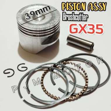 Gx35 Piston komplit seher ring assy mesin potong rumput honda 4 tak