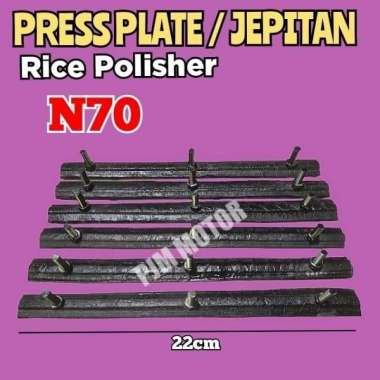 N70 press plate Jepitan Tahanan Saringan Polisiher ayakan beras padi