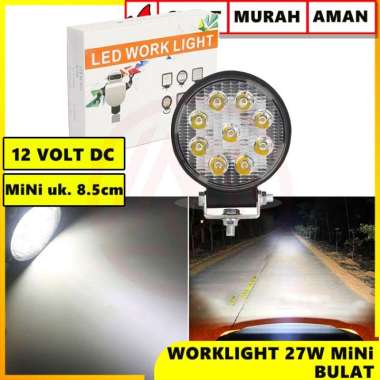 Led lampu tembak sorot model bulat worklight led universal