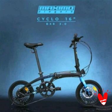 Sepeda Lipat 16 inch Maximo Piegare Cyclo BX8 3.0 by Family Bike