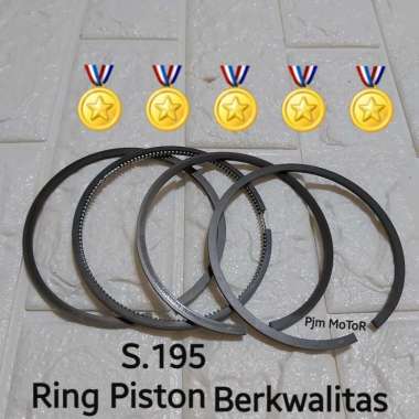 Ring Piston Seher Mesin S195 S 195 Diesel Dongfeng