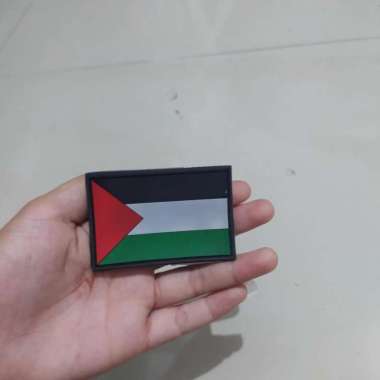 patch rubber bendera Palestina