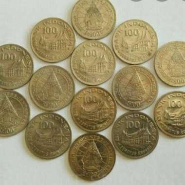 uang kuno 100 rupiah koin rumah gadang