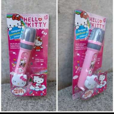 Mainan Microphone Helo Kitty Menyanyi - Mic Anak Musik Edukatif Nyanyi