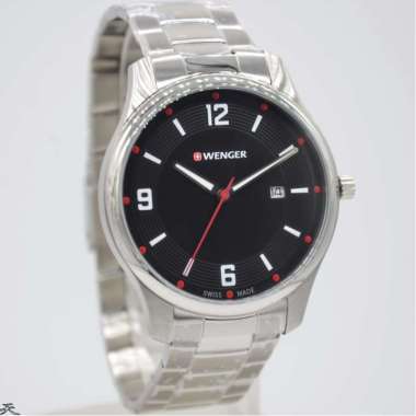WENGER 01.1441.110 - Jam Tangan Pria Original - Silver
