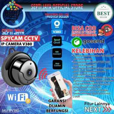 IP Camera CCTV Mini Wireless IP Camera Mini Aplikasi V380 WiFi Smart Net Cam Kamera Full HD 1080p Hi