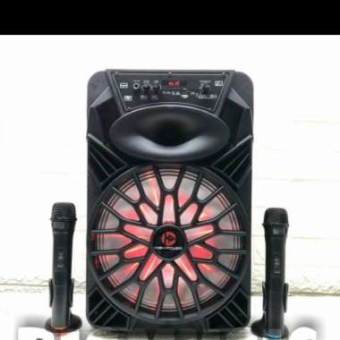 Speaker karaoke portable 12 inch high power bluetooth original