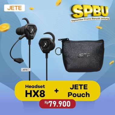 Headset Gaming JETE HX8 + Pouch