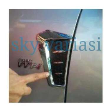 Side Fender / Air Flow Samping / Ring Side Mobil Fortuner