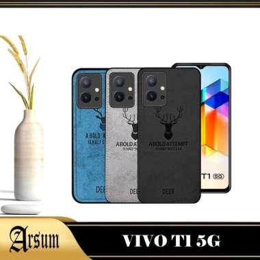 PROMO Case VIVO T1 5G Softcase Deer Bermotif jeans New Casing VIVO T1 5G VIVO T1 5G BIRU
