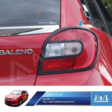 Tail Lamp Garnish Blacktivo Garnis Belakang Baleno Hatchback 2017