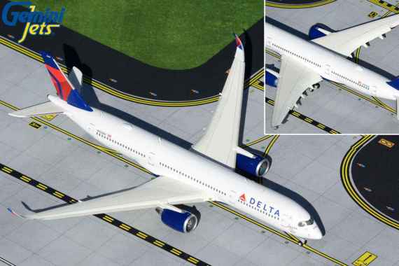 Gemini Jets Delta Airlines A350-900 N502DN The Delta Spirit Flaps Down 1/400 Scale