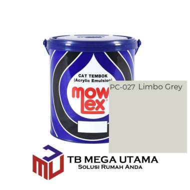 Mowilex Emulsion Limbo Grey 2,5 Liter | Cat Decorative Tembok Interior