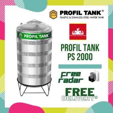 Profil Tank Stainless PS 2000 + Kaki - Toren Air Profil 2000 Profon